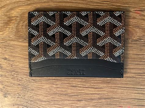 goyard card holder on sale|goyard card holder retail price.